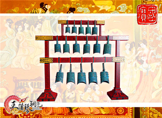 16件套系編鐘、編磬、特鐘、特磬，堂廟祭典用品