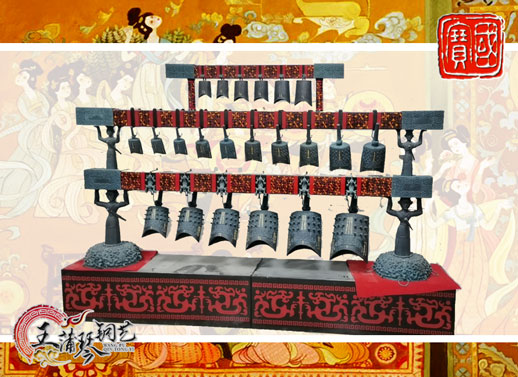 22件C型編鐘、小型演奏級、F調(diào)主旋律